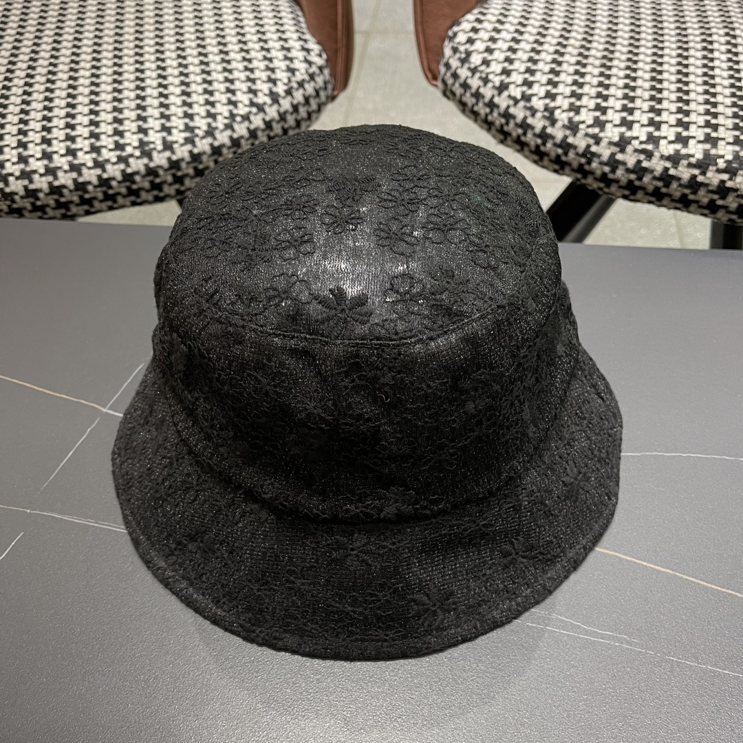 【CELINE赛琳】韩版蕾丝薄款平顶渔夫帽子女夏季时
尚镂空透气遞脸防晒帽日系盆帽