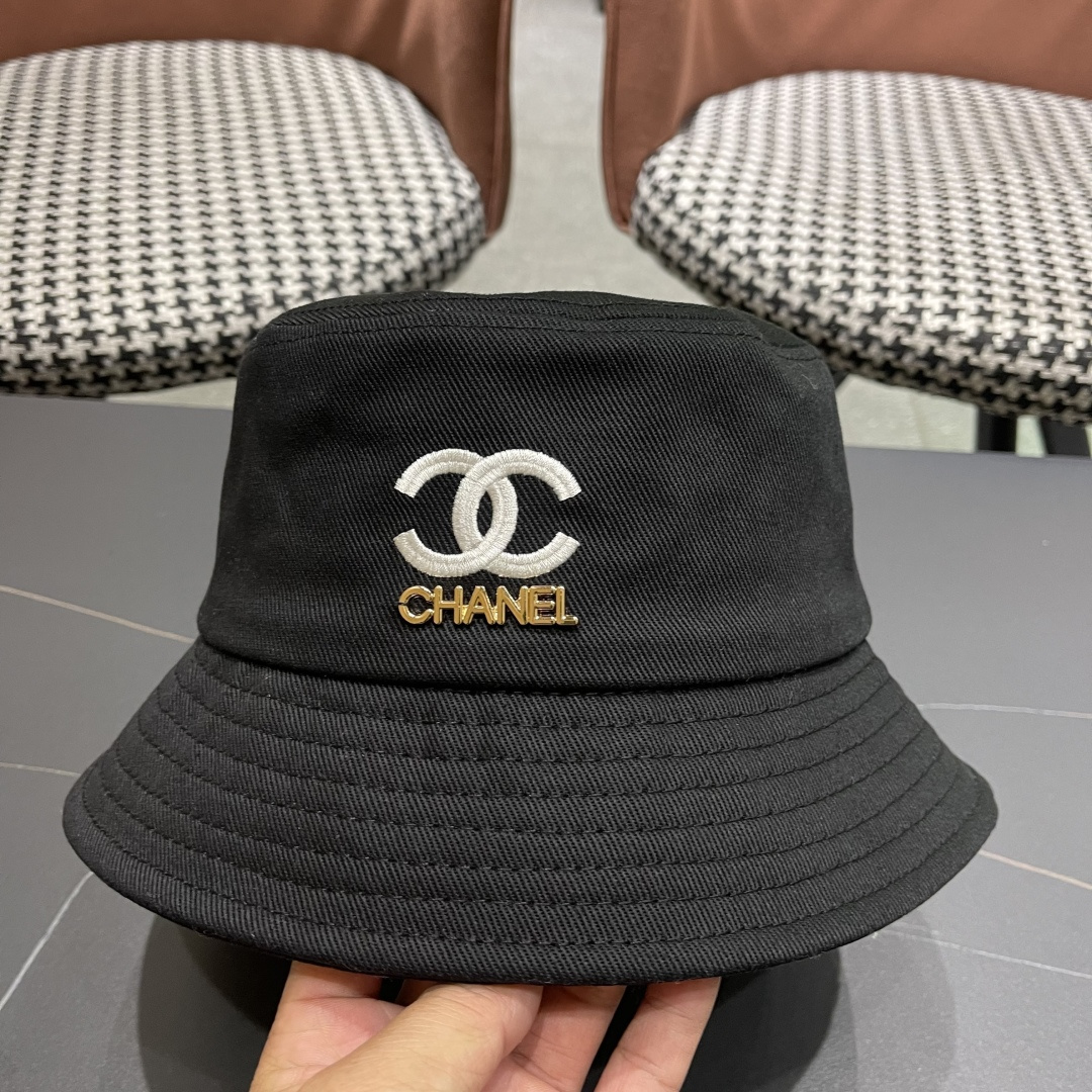  CHANEL 香奈儿2025早春新款原单渔夫帽， 精致純也格调很有感觉，很酷很时尚，专柜断货热门，质量