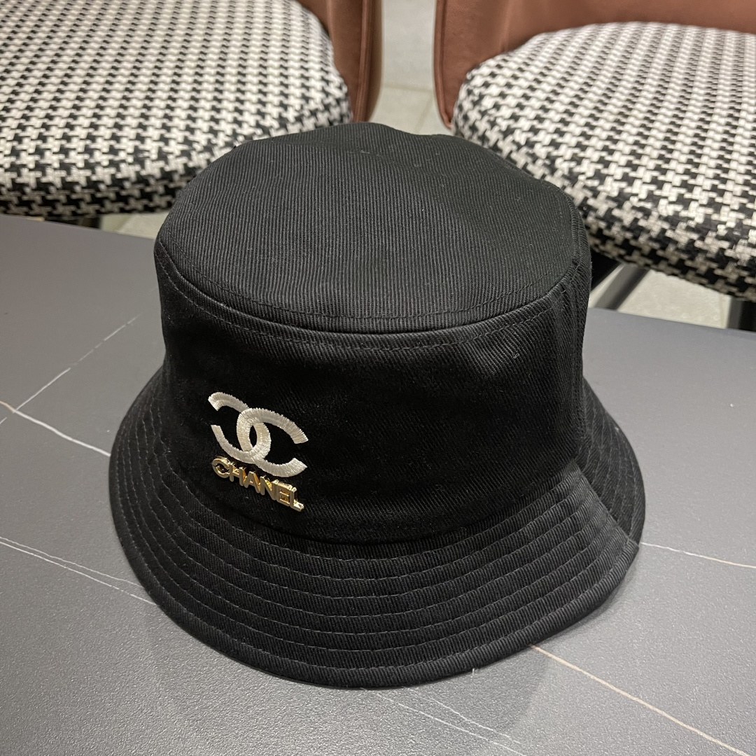  CHANEL 香奈儿2025早春新款原单渔夫帽， 精致純也格调很有感觉，很酷很时尚，专柜断货热门，质量