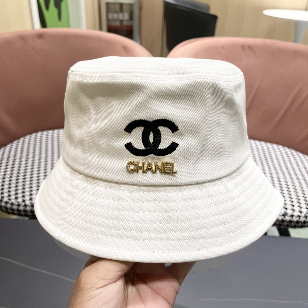  CHANEL 香奈儿2025早春新款原单渔夫帽， 精致純也格调很有感觉，很酷很时尚，专柜断货热门，质量