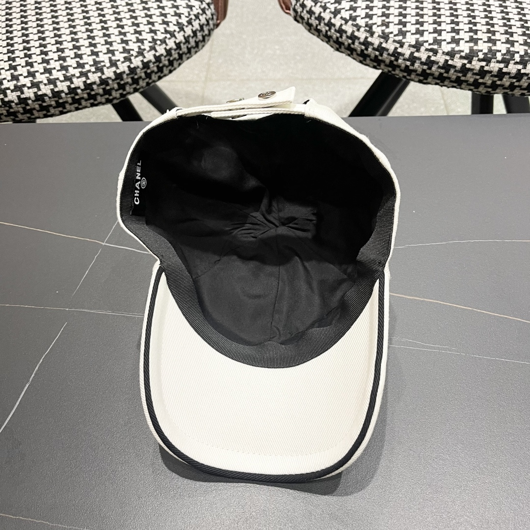  Chanel（香奈儿）2025专柜新款原单刺绣棒球帽，11开模订制，立体刺绣，精致无暇！100%纯棉面