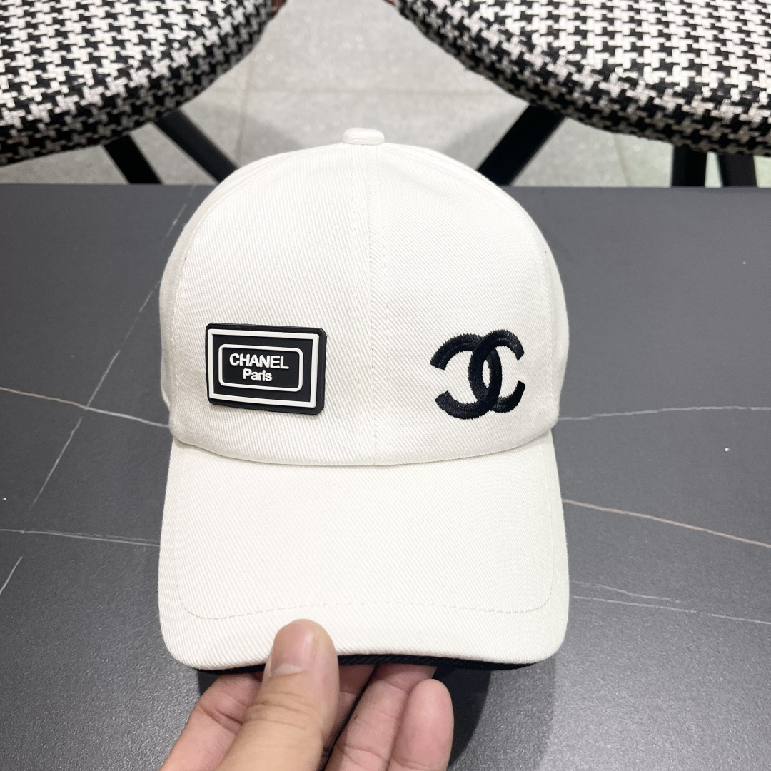 Chanel（香奈儿）2025专柜新款原单刺绣棒球帽，11开模订制，立体刺绣，精致无暇！100%纯棉面