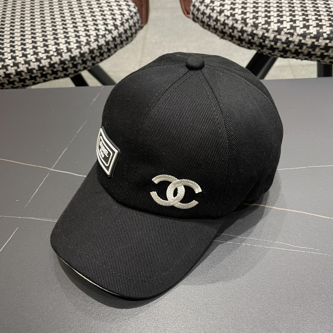  Chanel（香奈儿）2025专柜新款原单刺绣棒球帽，11开模订制，立体刺绣，精致无暇！100%纯棉面