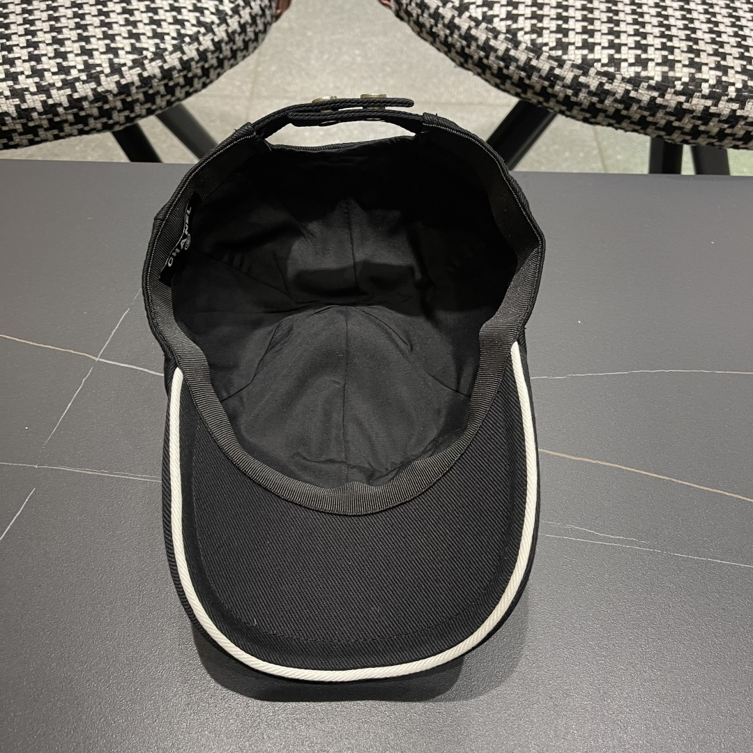  Chanel（香奈儿）2025专柜新款原单刺绣棒球帽，11开模订制，立体刺绣，精致无暇！100%纯棉面