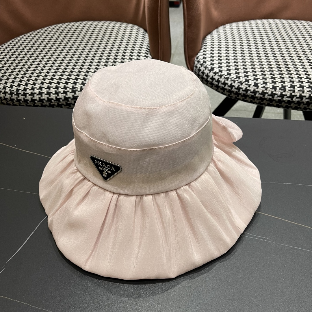 NO:354865,Prada 2025 new spring and summer new style bow tie big edge pot hat women outdoor fashion versatile match fisherman hat casual travel hat straw hat fisherman hat baseball hat, hat, prada, prada, espadrilles, hatsPrada普拉达 2025新款春夏季新款蝴蝶结大沿盆帽女户外出游时尚百 搭渔夫帽休闲旅游帽子帽子草帽渔夫帽棒球帽,帽子,prada,prada,espadrilles,hats,hat