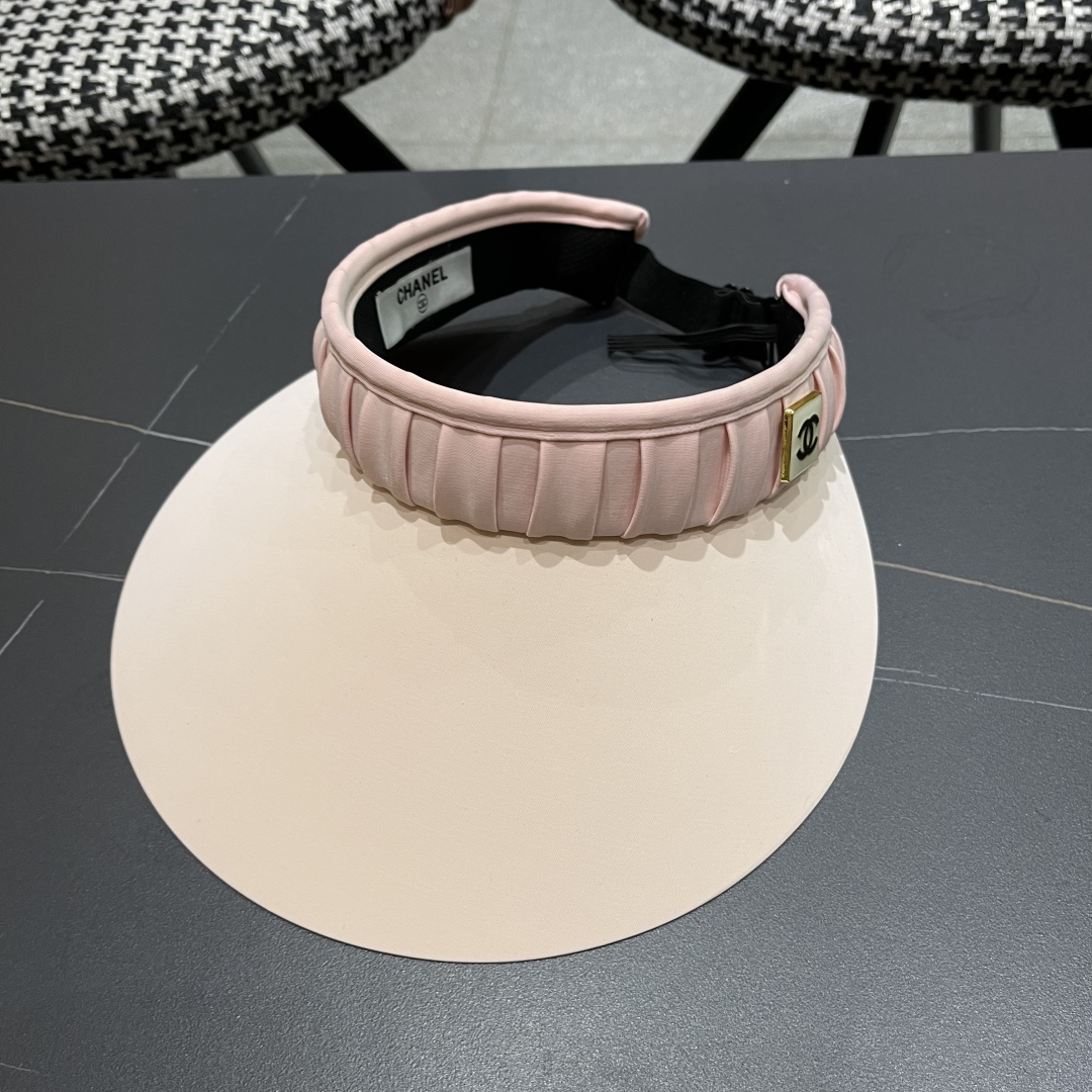  Chanel香奈儿空顶帽女2025夏季新款拼色防晒帽遮阳逛街出游帽子