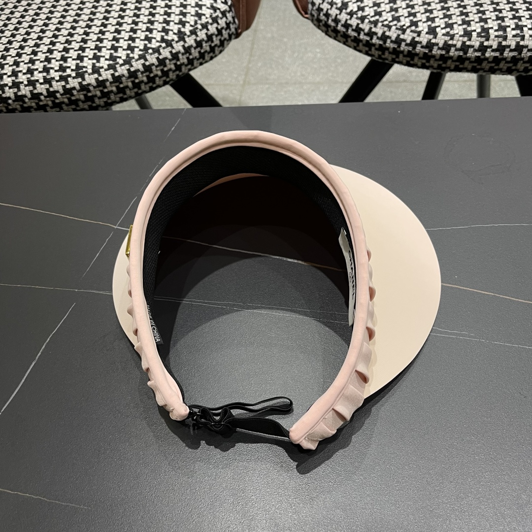  Chanel香奈儿空顶帽女2025夏季新款拼色防晒帽遮阳逛街出游帽子