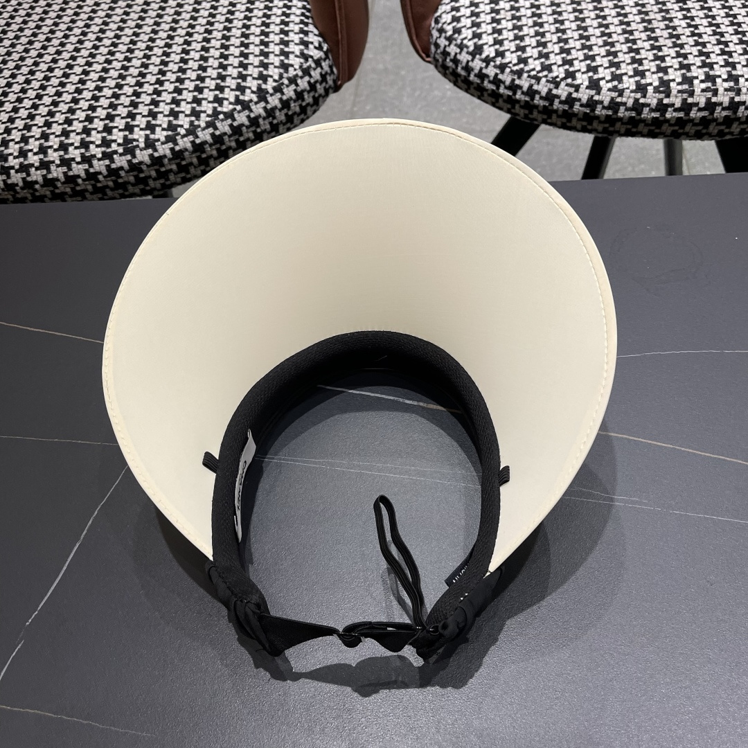  Chanel香奈儿空顶帽女2025夏季新款拼色防晒帽遮阳逛街出游帽子