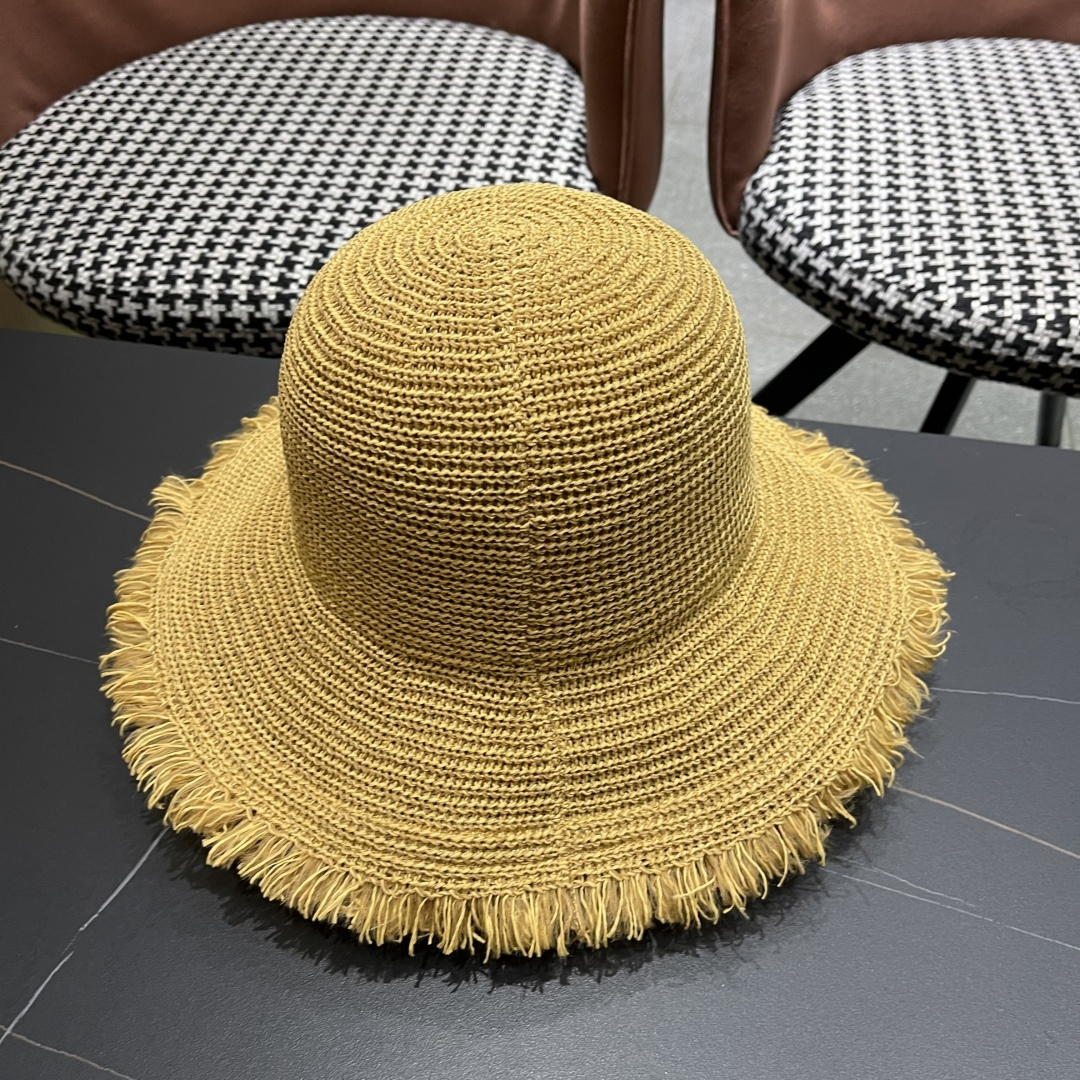  Lv路易威登 女小清新沙滩韩版遮脸编织防晒透气渔夫帽
大檐太阳户外帽子