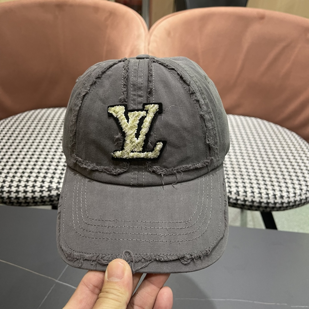  lv路易威登 2025韩版水洗做棒球帽女显脸小大头国户外
出游鸭舌帽适合圆脸潮 