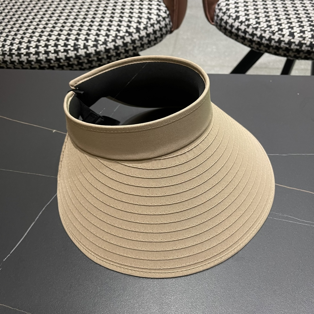  【迪奥DIOR】2025加大帽檐空顶帽女遮阳防晒夏季双层防紫外线
发箍骑车不翻太阳帽子