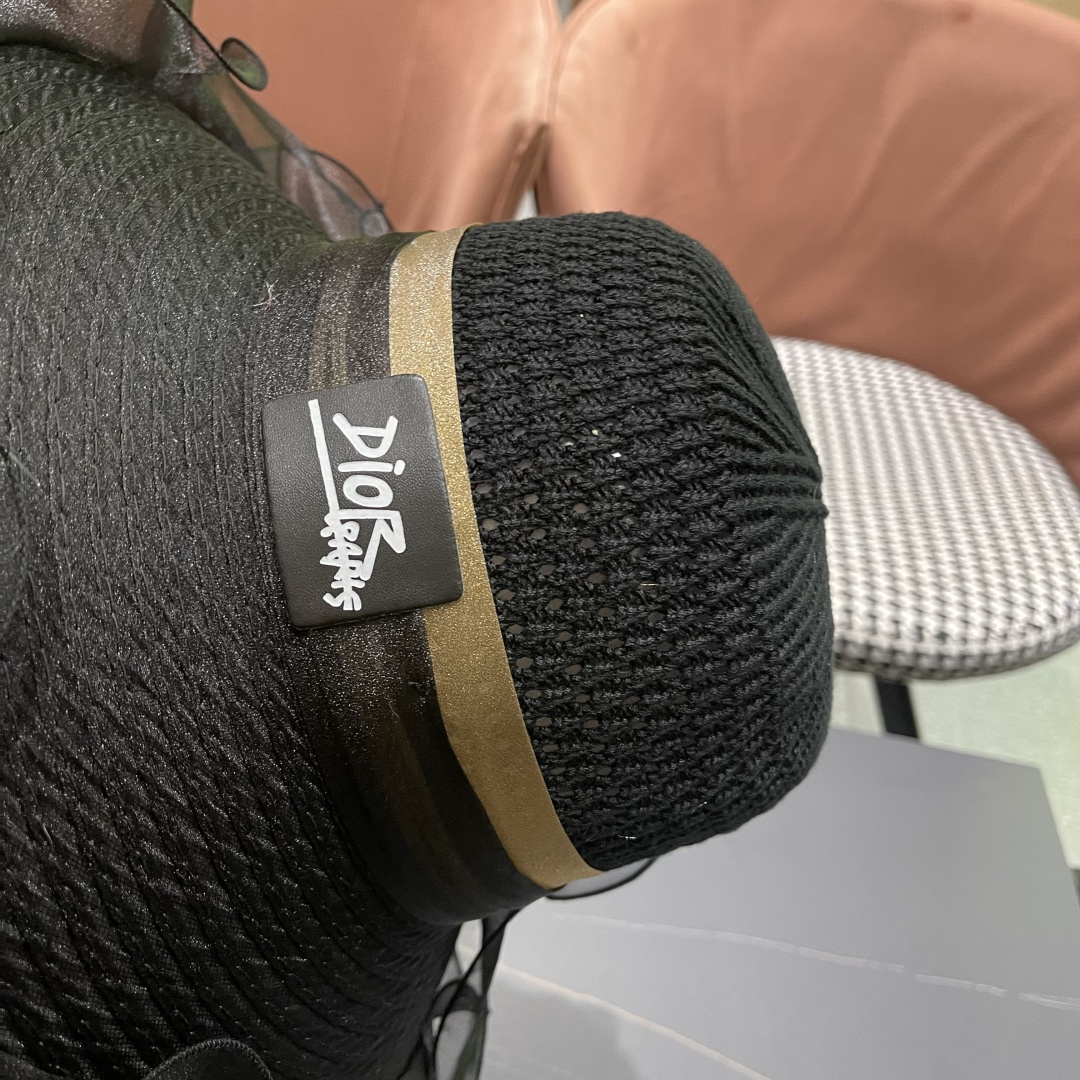 【迪奥DIOR】高级感气质优雅大沿帽女神欧根纱透气波浪边
防晒帽夏季妈妈遮阳帽