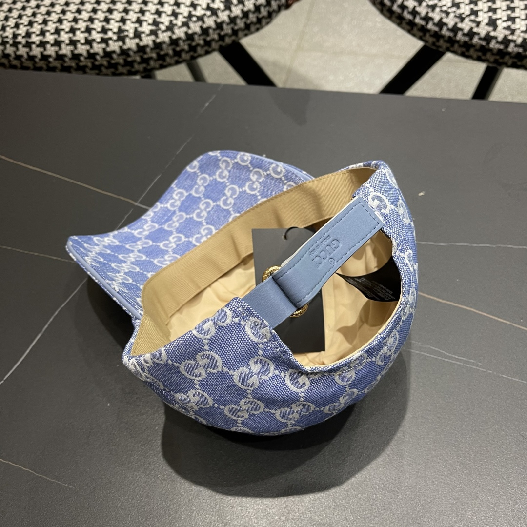  Gucci古奇新款原单棒球帽，大双G，专柜11开模订制，完美对花,轻盈透气！基础头围56，贴片可调节。