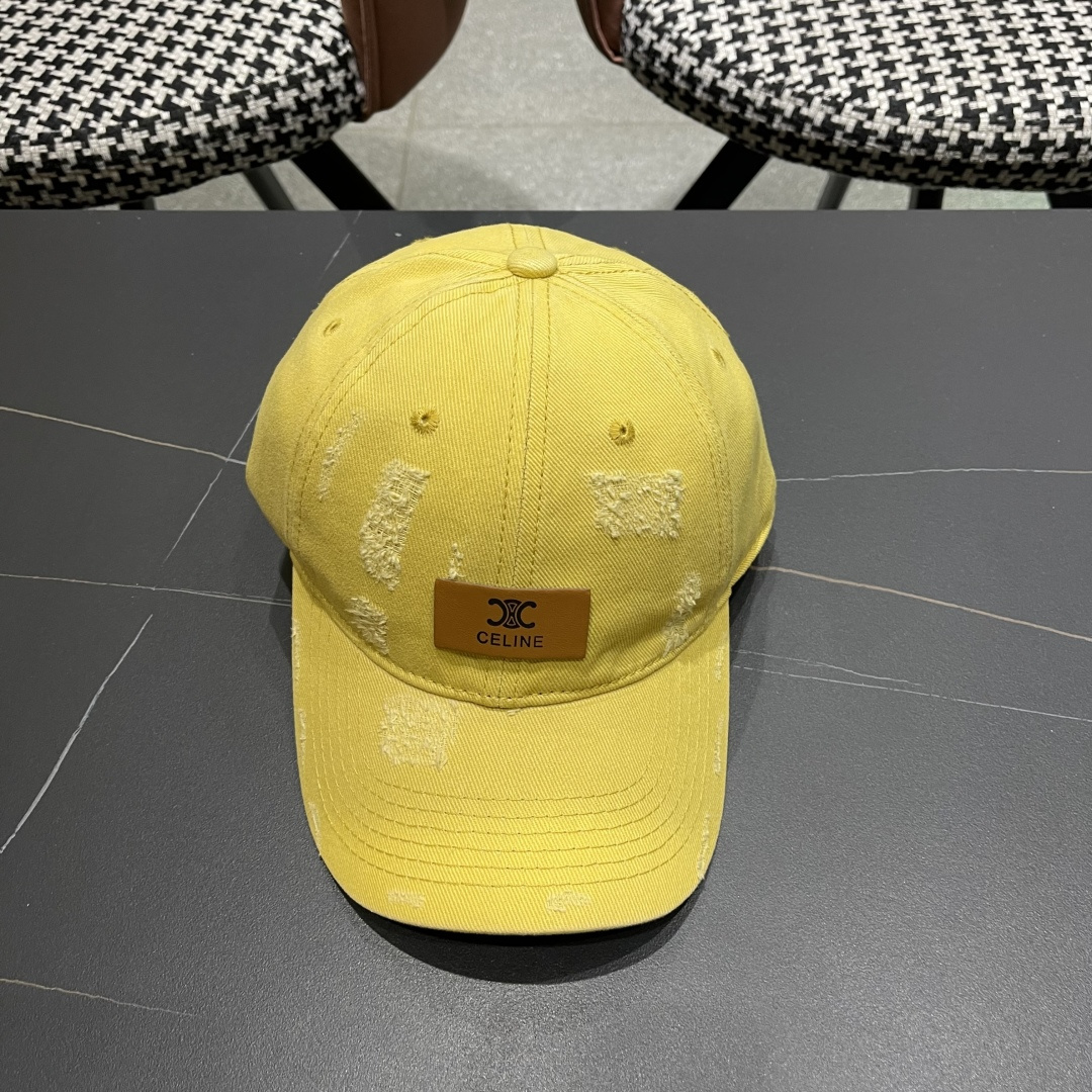 💛【CELINE赛琳】2025春夏款彩色棒球帽🧢，出街必备超好搭配，赶紧入手！