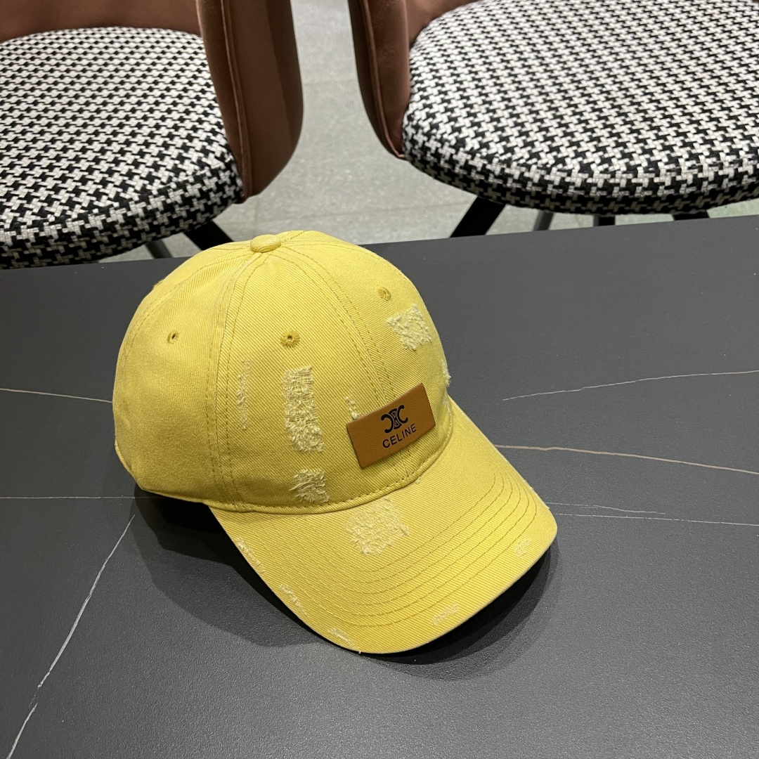 💛【CELINE赛琳】2025春夏款彩色棒球帽🧢，出街必备超好搭配，赶紧入手！