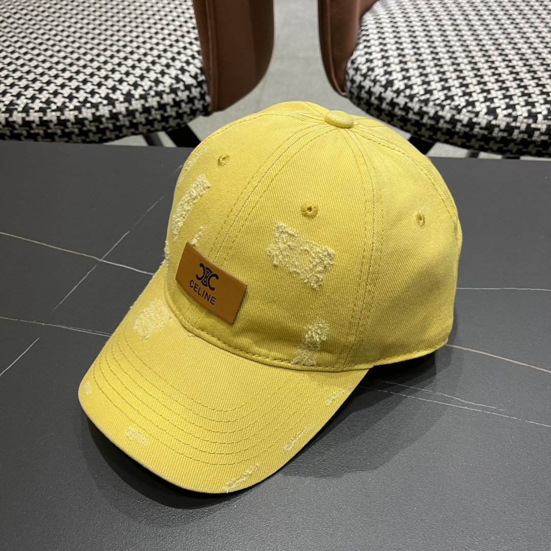 💛【CELINE赛琳】2025春夏款彩色棒球帽🧢，出街必备超好搭配，赶紧入手！