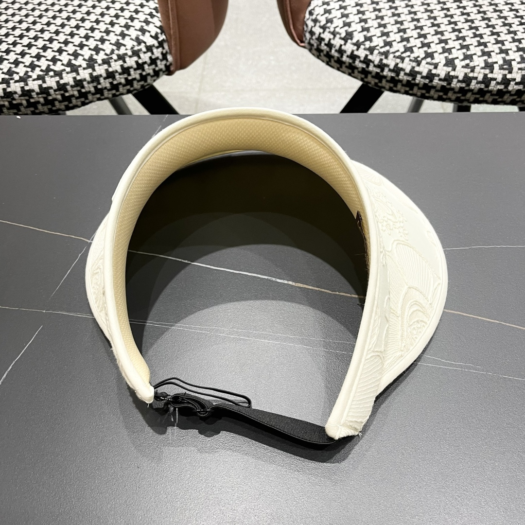  lv路易威登2025新款花朵刺绣空顶帽女春夏出游遮阳防晒帽显脸
小百搭休闲太阳盆帽