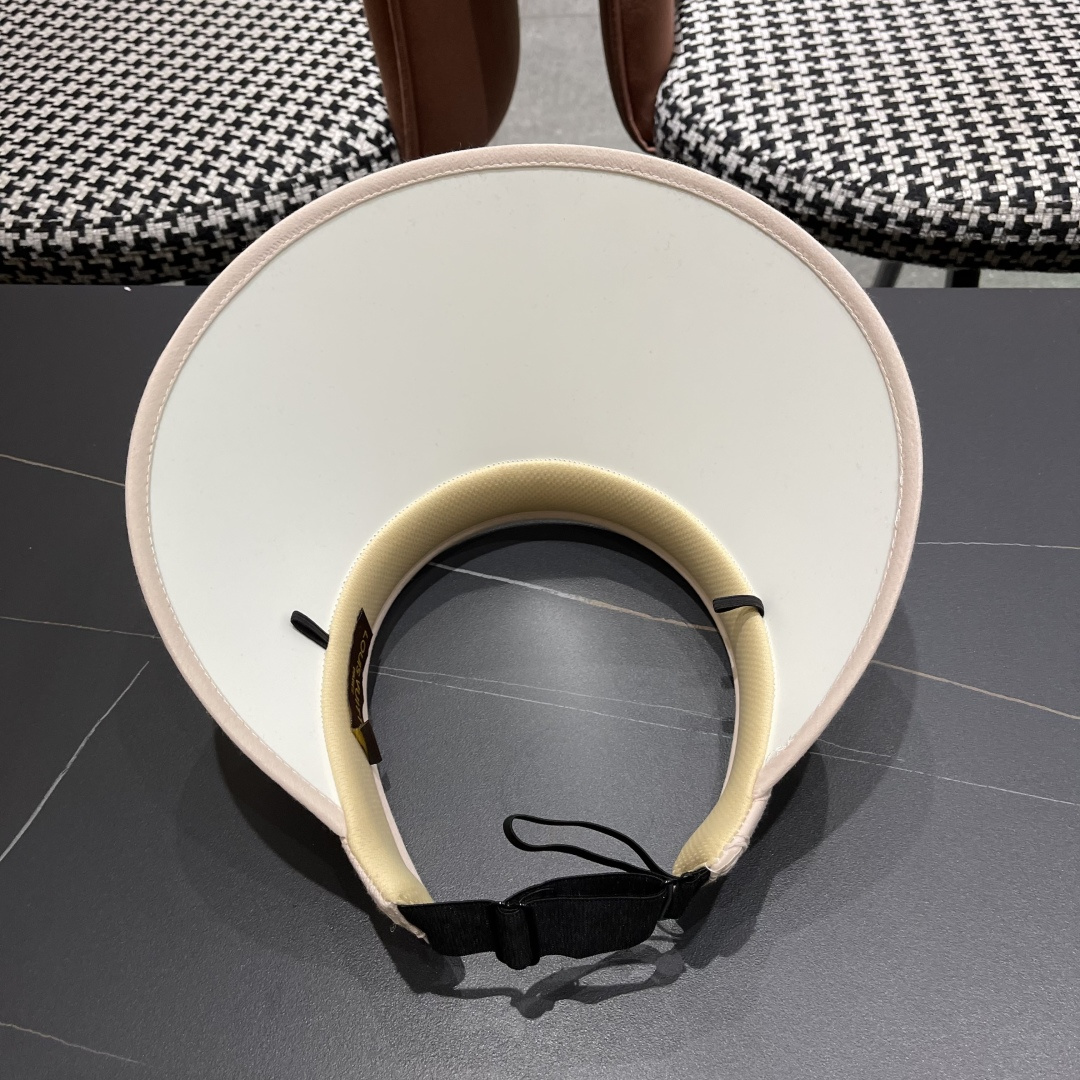  lv路易威登2025新款花朵刺绣空顶帽女春夏出游遮阳防晒帽显脸
小百搭休闲太阳盆帽