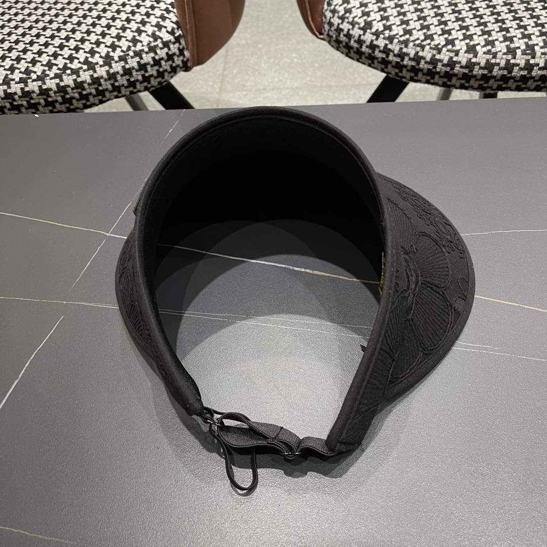  lv路易威登2025新款花朵刺绣空顶帽女春夏出游遮阳防晒帽显脸
小百搭休闲太阳盆帽