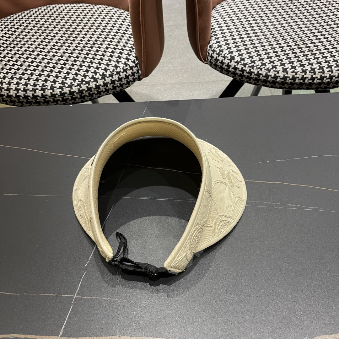  lv路易威登2025新款花朵刺绣空顶帽女春夏出游遮阳防晒帽显脸
小百搭休闲太阳盆帽