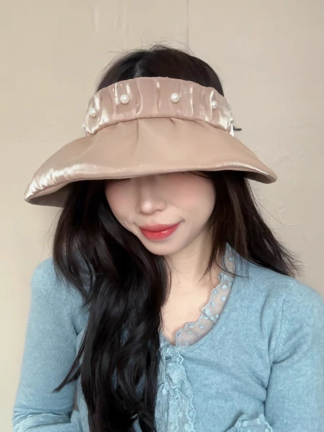 NO:356879,Prada PRADA Japanese sweet pearl empty hat women's summer sun protection sun hat can be rolled up. Carry out outdoor sun hat hat straw hat fisherman hat baseball hat, hat, prada, prada, espadrilles, hats普拉达 PRADA 日系甜美珍珠空顶帽女夏季防晒遮阳帽可卷起便 携户外出游遮阳帽子帽子草帽渔夫帽棒球帽,帽子,prada,prada,espadrilles,hats,hat