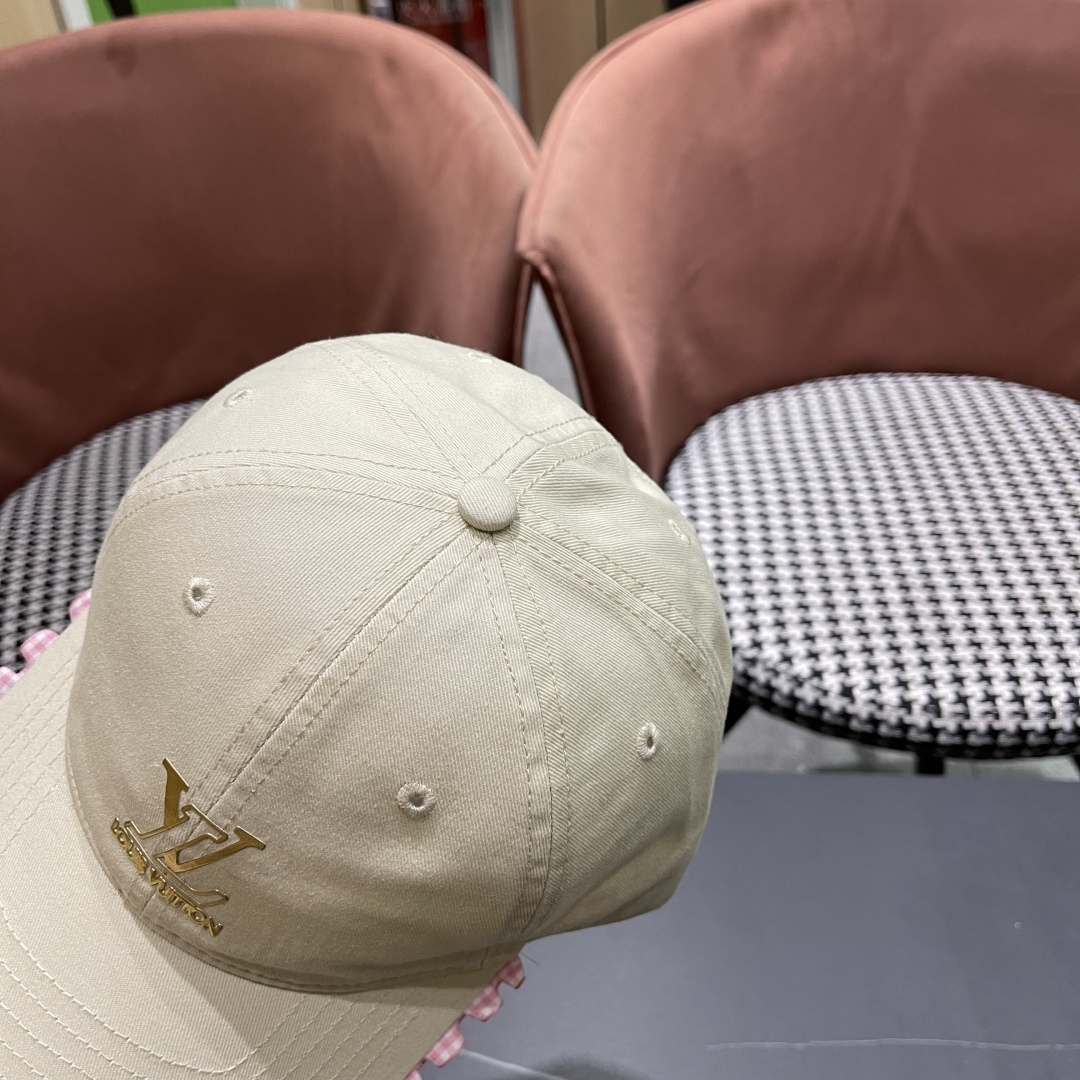  Lv路易威登韩版蕾丝花边棒球帽女春夏季大头围宽檐鸭
舌帽显脸小遮阳帽