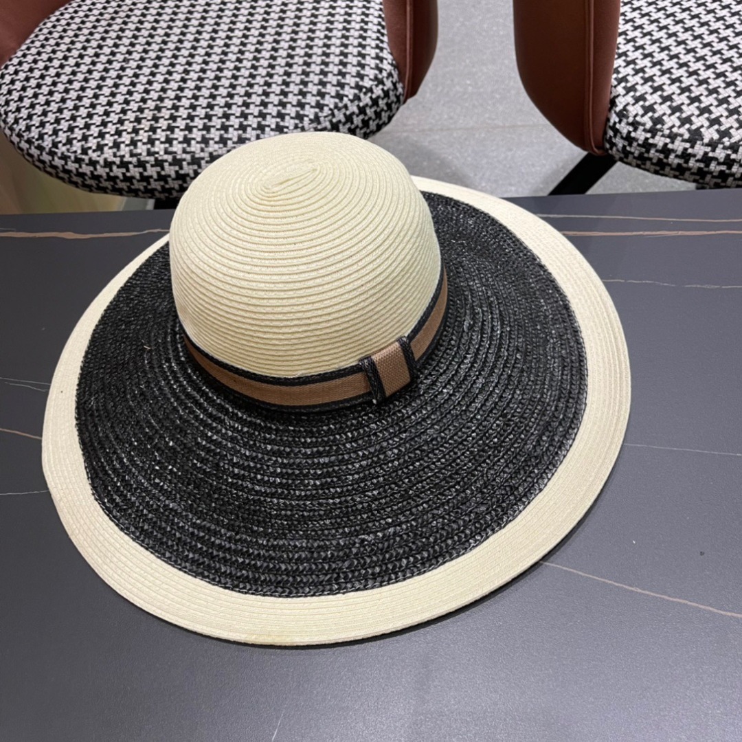  DIOR👒迪奥 2024春夏新大沿草帽👏简约大方，百搭单品～出街首选，新品上架