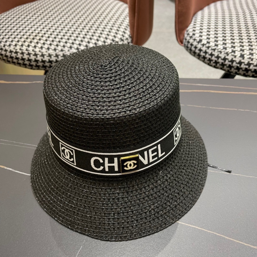 【Chanel香奈儿】2025新款小香风网红款草帽，出街必备超好搭配，赶紧入手！