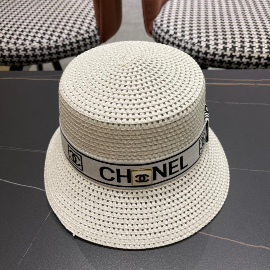 【Chanel香奈儿】2025新款小香风网红款草帽，出街必备超好搭配，赶紧入手！