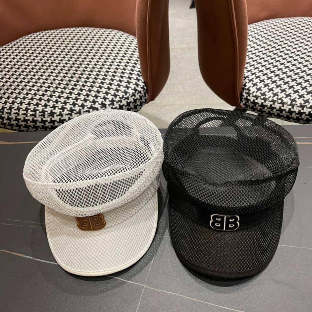    Balenciaga 巴黎世家春夏新款防晒透气鸭舌帽🧢简约时尚超级无敌好看的帽子！