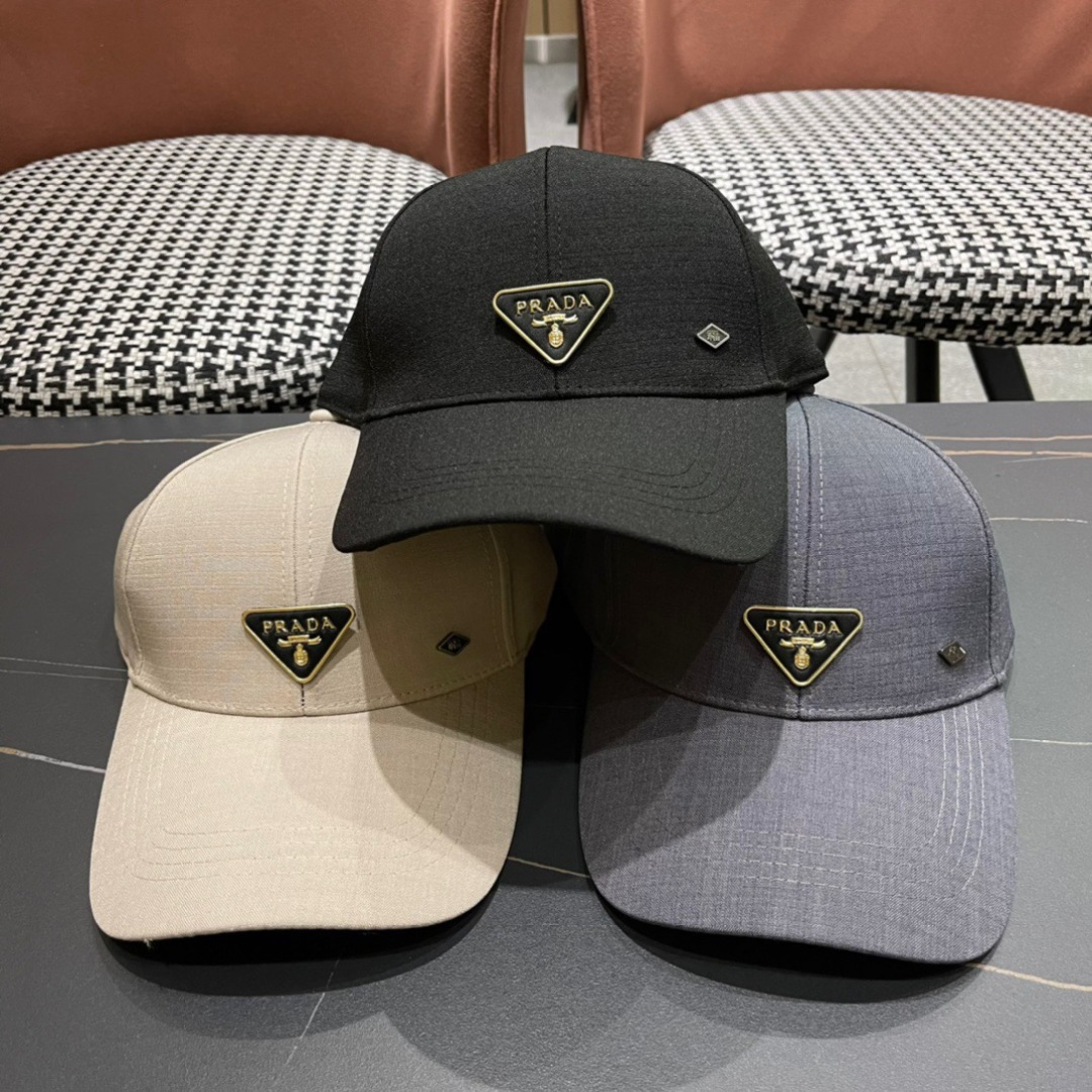 NO:226707,[Prada] 2025 new baseball cap, big brand models are super easy to match, hurry up and buy them!  Hat Straw Hat Fisherman Hat Baseball Hat, Hats, Prada, espadrilles, hats19860909【普拉达】2025新款棒球帽,大牌款超好搭配,赶紧入手！帽子草帽渔夫帽棒球帽,帽子,prada,espadrilles,hats,hat