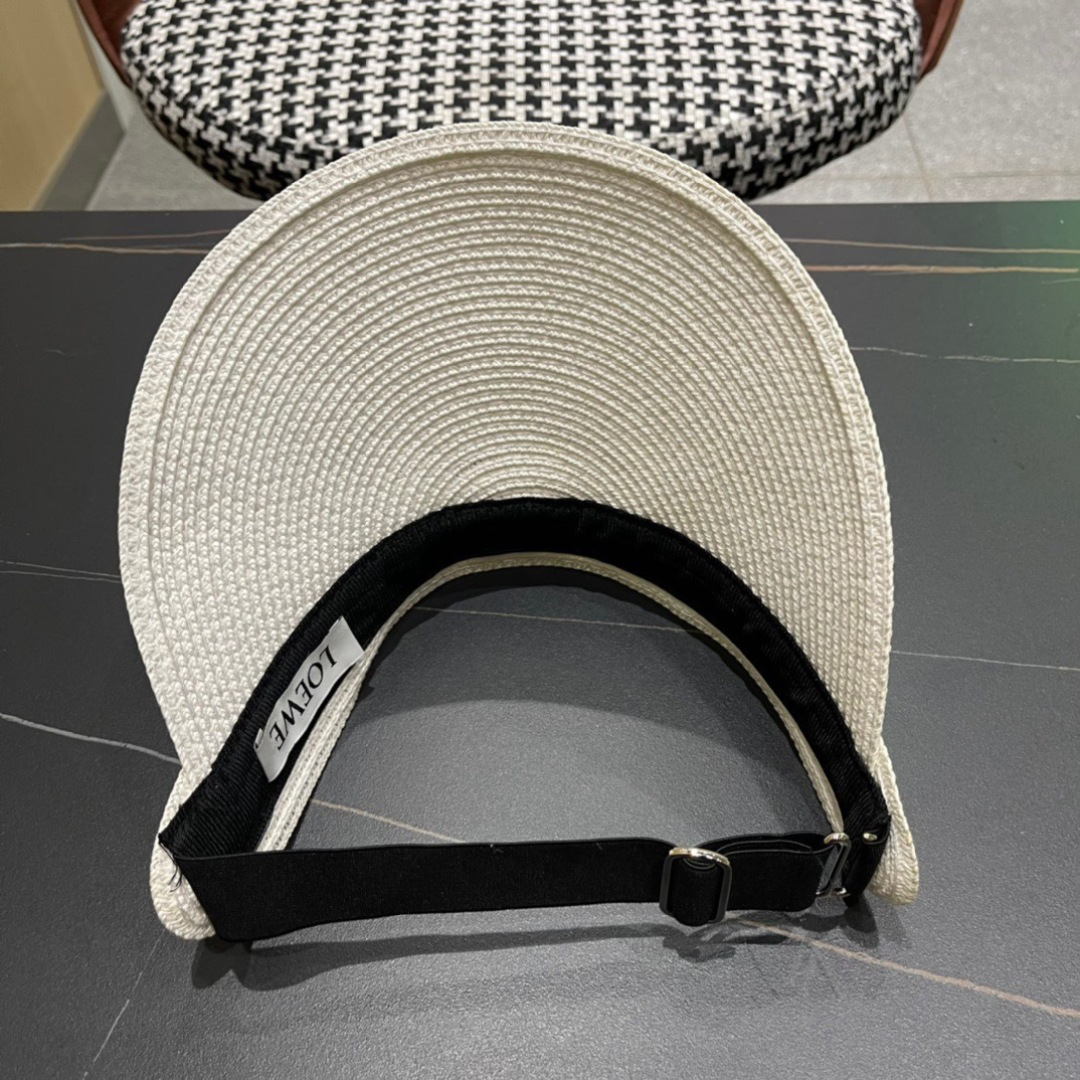 。LOEWE罗意威 防晒帽 新款空顶帽防紫外线大帽檐夏季遮阳草帽方便携带