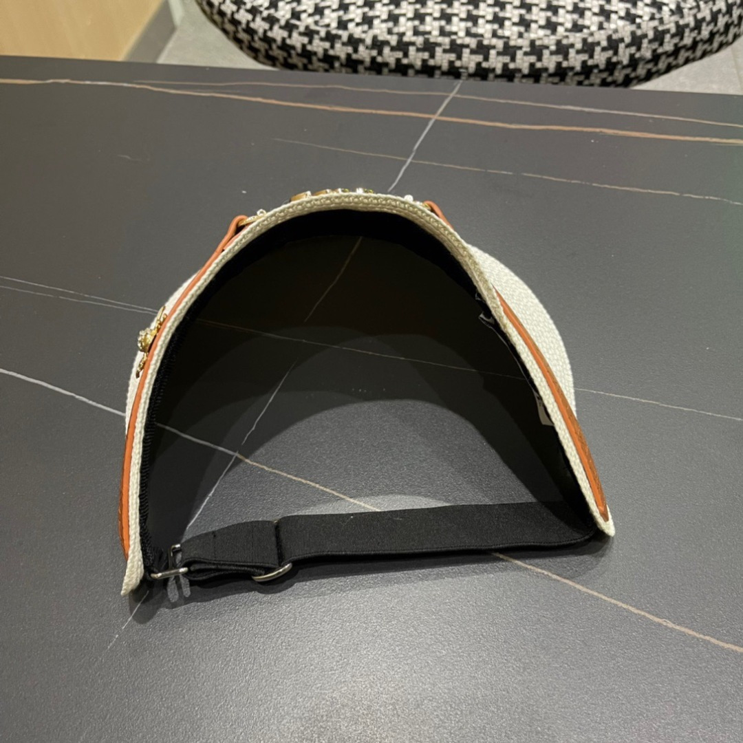 。LOEWE罗意威 防晒帽 新款空顶帽防紫外线大帽檐夏季遮阳草帽方便携带