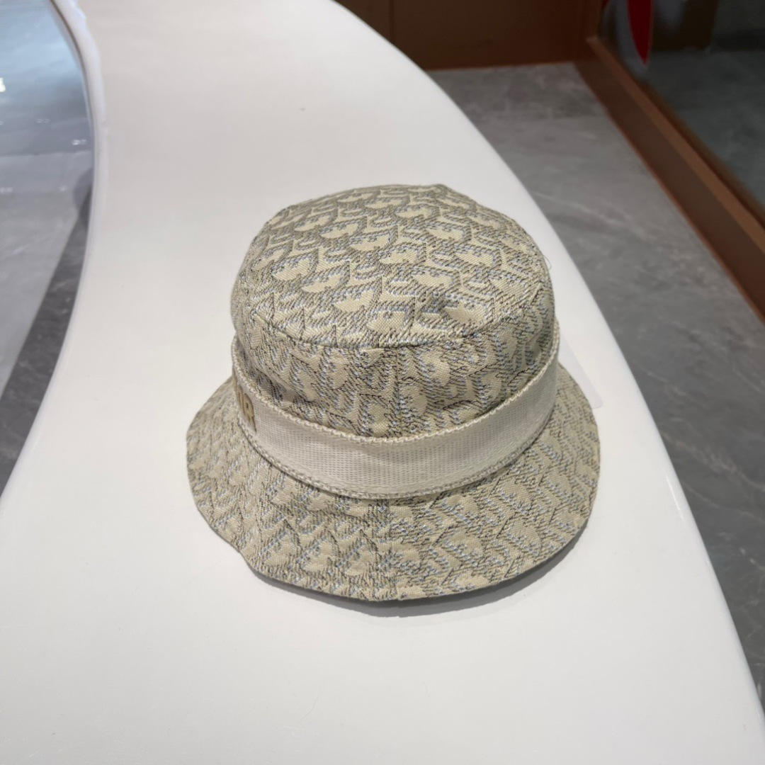  🔳迪奥Dior-新款发布 高版本老花D家渔夫帽 水洗标吊牌齐全 超级爆款 时尚