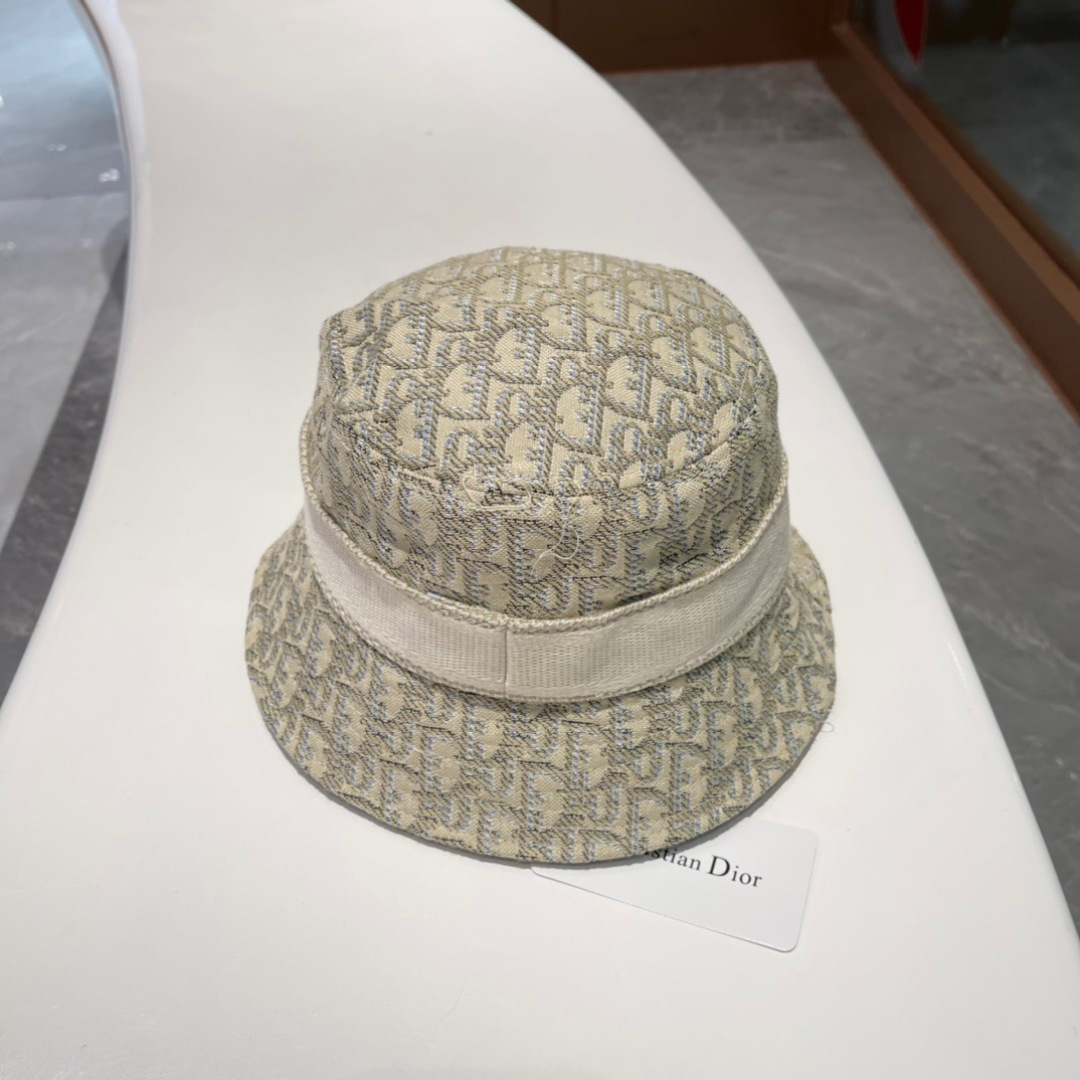  🔳迪奥Dior-新款发布 高版本老花D家渔夫帽 水洗标吊牌齐全 超级爆款 时尚