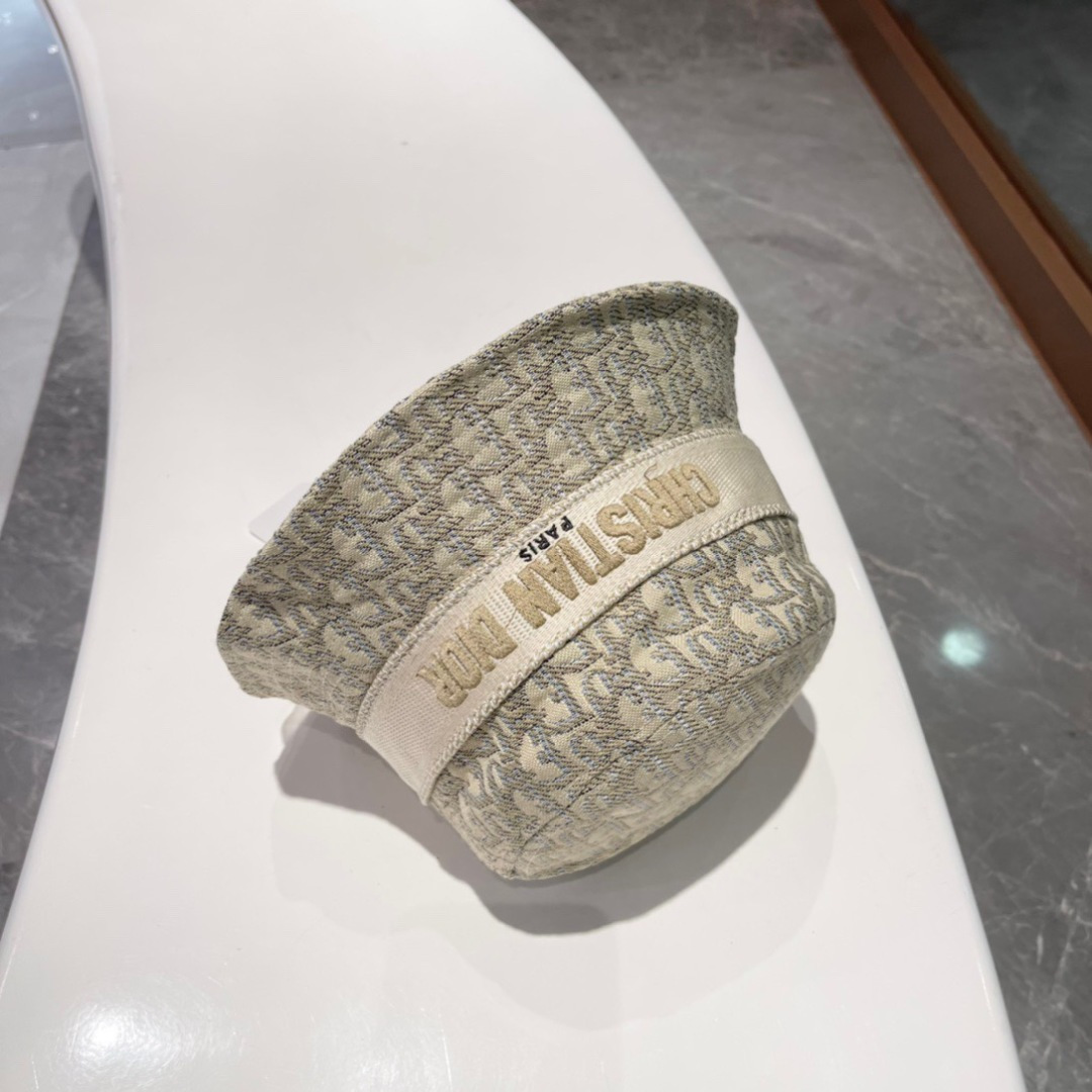  🔳迪奥Dior-新款发布 高版本老花D家渔夫帽 水洗标吊牌齐全 超级爆款 时尚