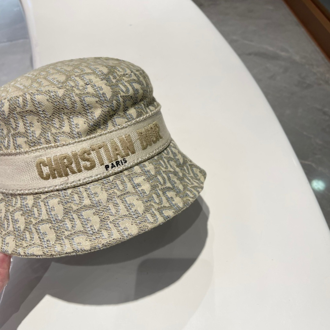  🔳迪奥Dior-新款发布 高版本老花D家渔夫帽 水洗标吊牌齐全 超级爆款 时尚