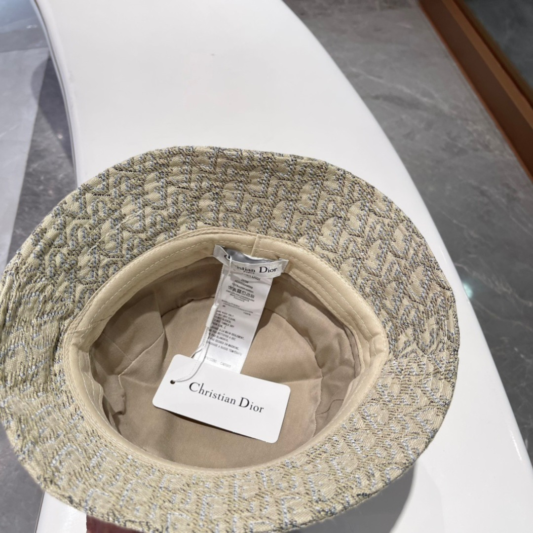 🔳迪奥Dior-新款发布 高版本老花D家渔夫帽 水洗标吊牌齐全 超级爆款 时尚