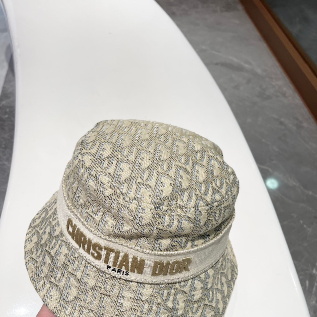  🔳迪奥Dior-新款发布 高版本老花D家渔夫帽 水洗标吊牌齐全 超级爆款 时尚