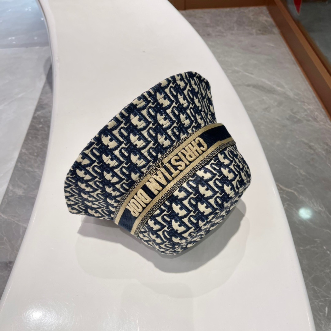  🔳迪奥Dior-新款发布 高版本老花D家渔夫帽 水洗标吊牌齐全 超级爆款 时尚