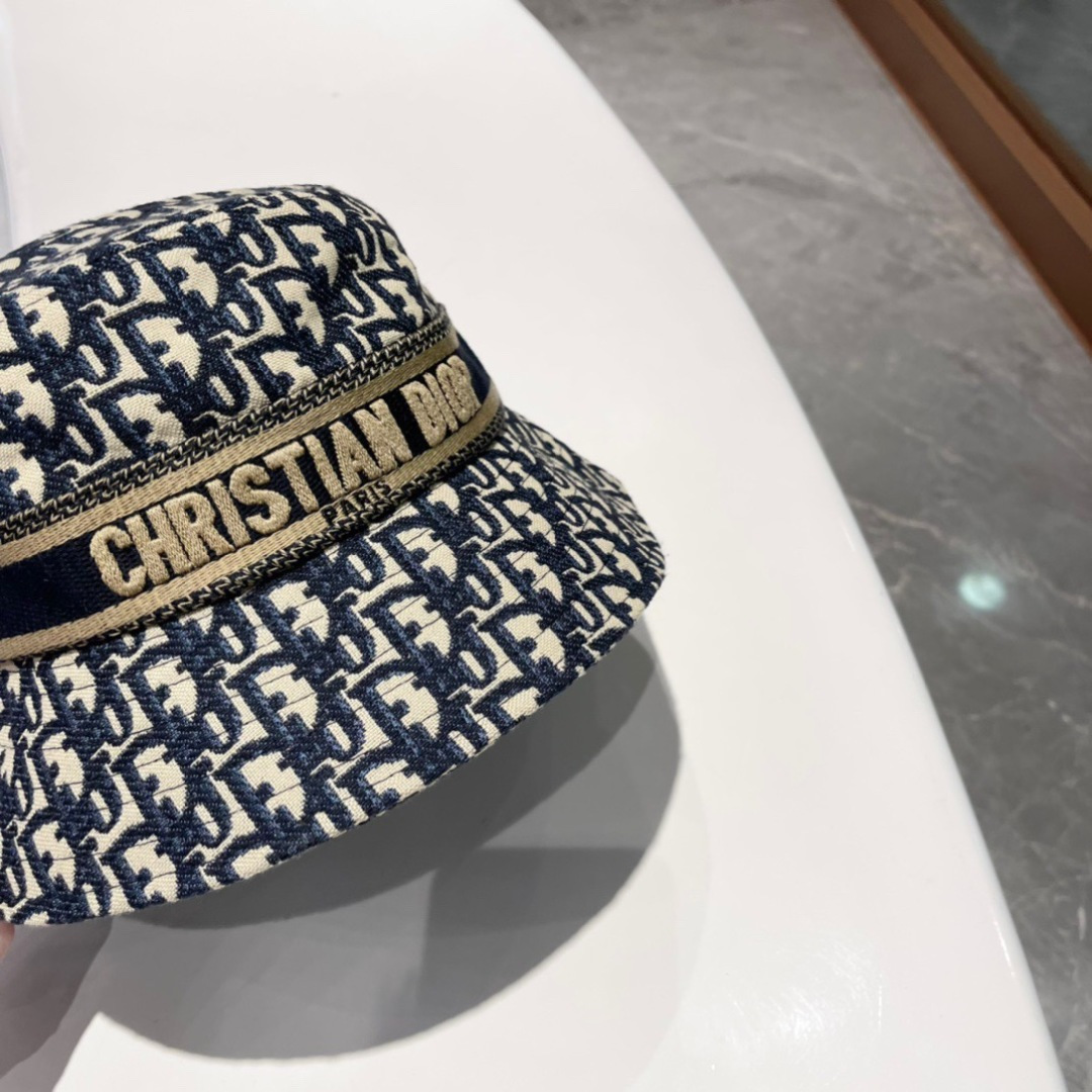  🔳迪奥Dior-新款发布 高版本老花D家渔夫帽 水洗标吊牌齐全 超级爆款 时尚
