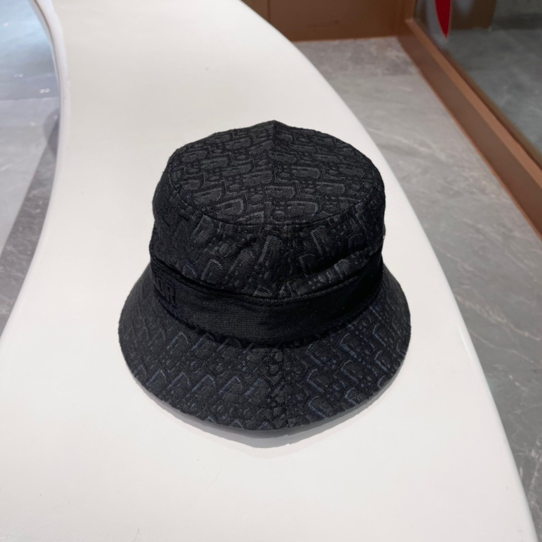  🔳迪奥Dior-新款发布 高版本老花D家渔夫帽 水洗标吊牌齐全 超级爆款 时尚