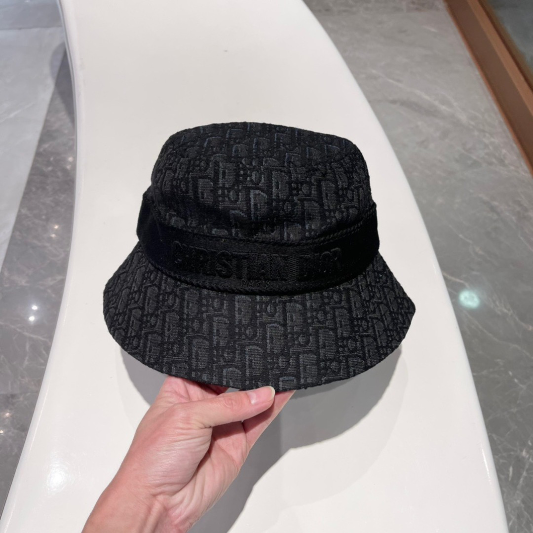  🔳迪奥Dior-新款发布 高版本老花D家渔夫帽 水洗标吊牌齐全 超级爆款 时尚