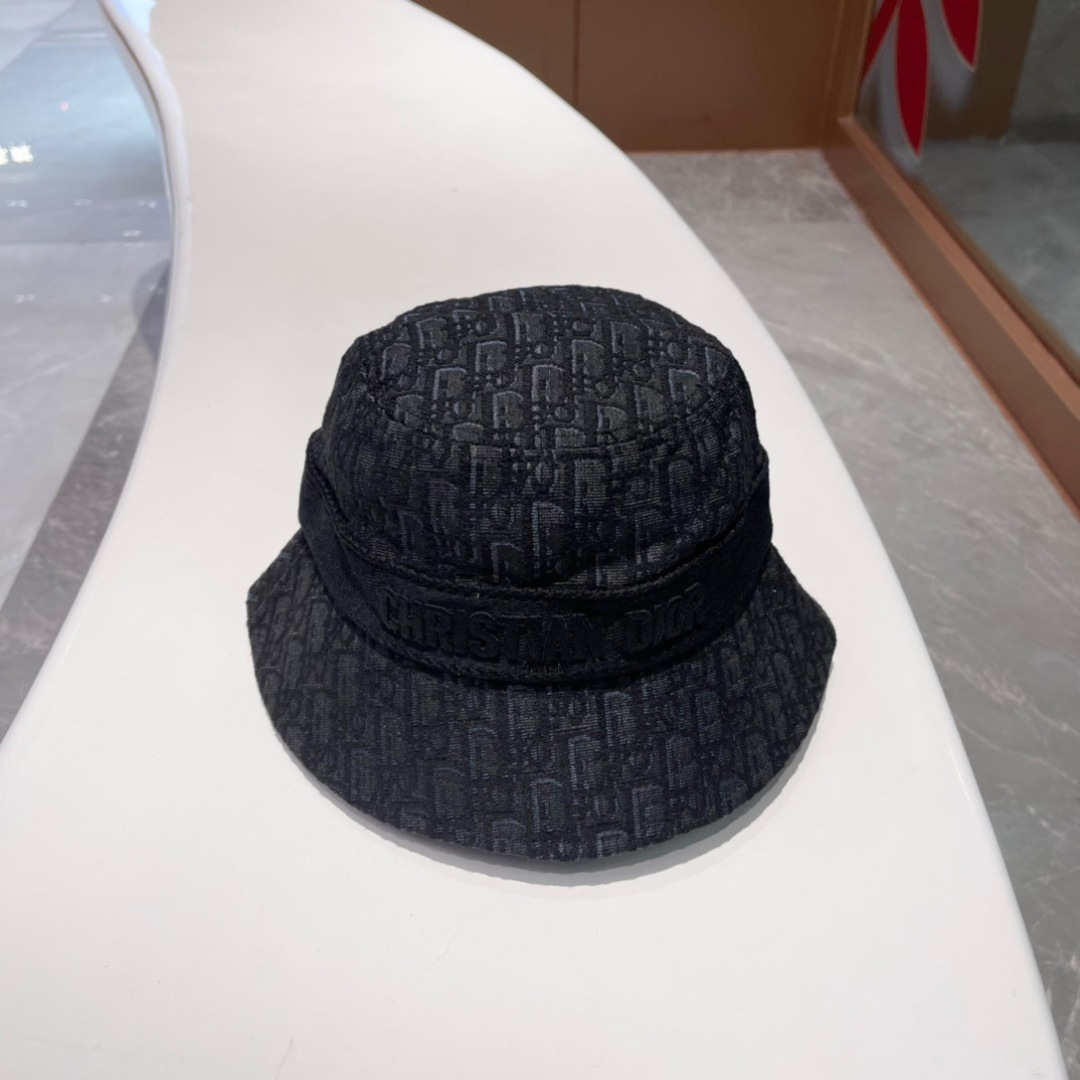  🔳迪奥Dior-新款发布 高版本老花D家渔夫帽 水洗标吊牌齐全 超级爆款 时尚