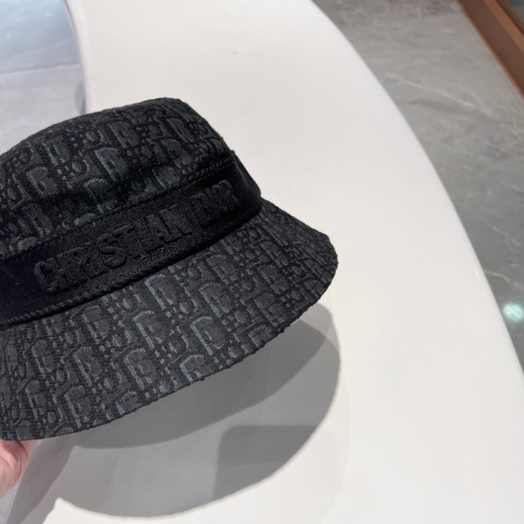  🔳迪奥Dior-新款发布 高版本老花D家渔夫帽 水洗标吊牌齐全 超级爆款 时尚