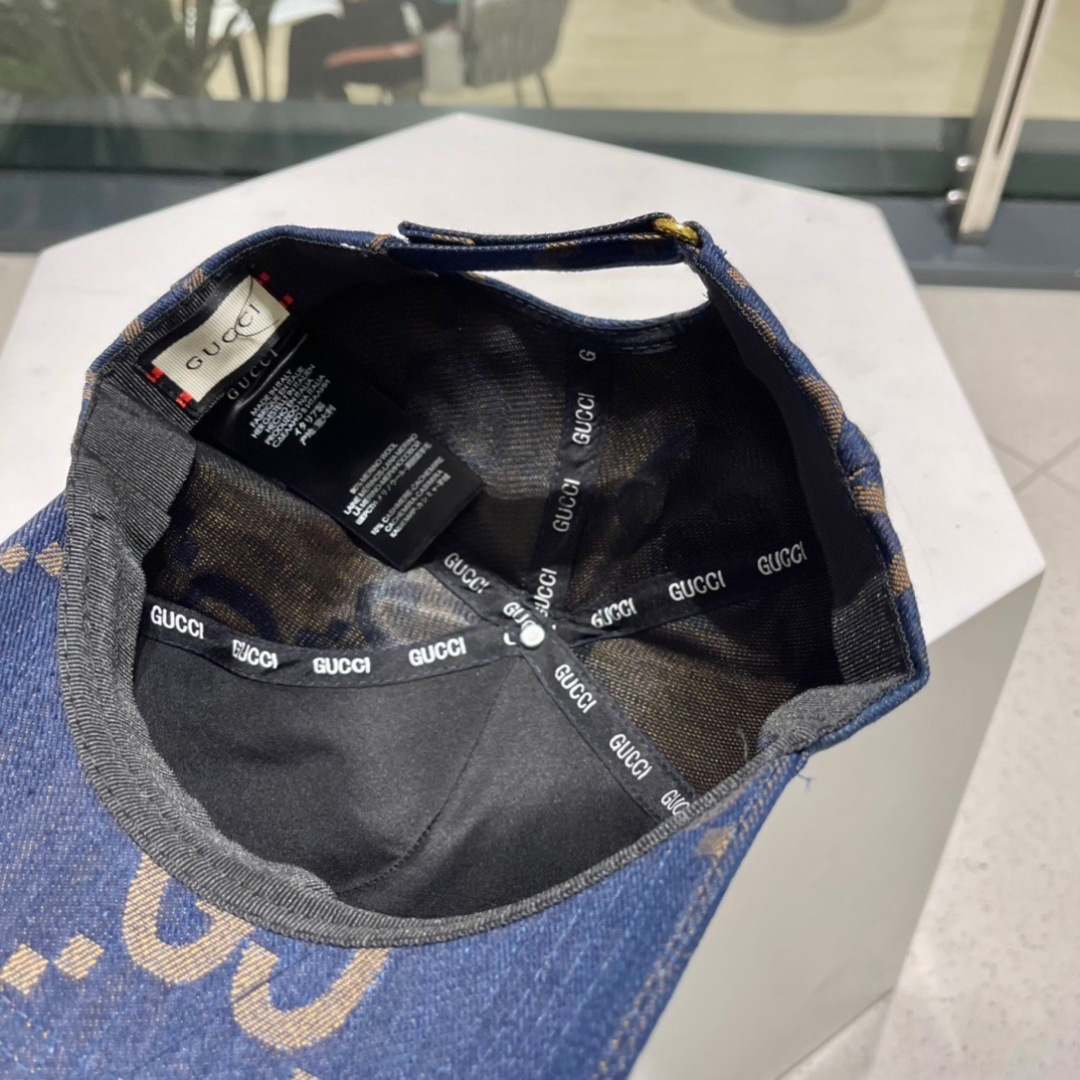 【GUCCI古奇棒球帽🧢，专柜新款简约很潮！休闲运动款，经典制作，超级好搭衣服！