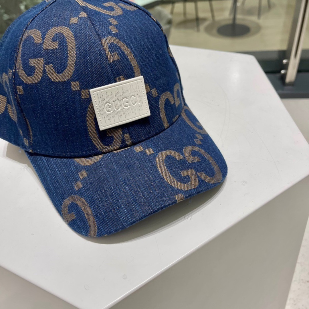 【GUCCI古奇棒球帽🧢，专柜新款简约很潮！休闲运动款，经典制作，超级好搭衣服！