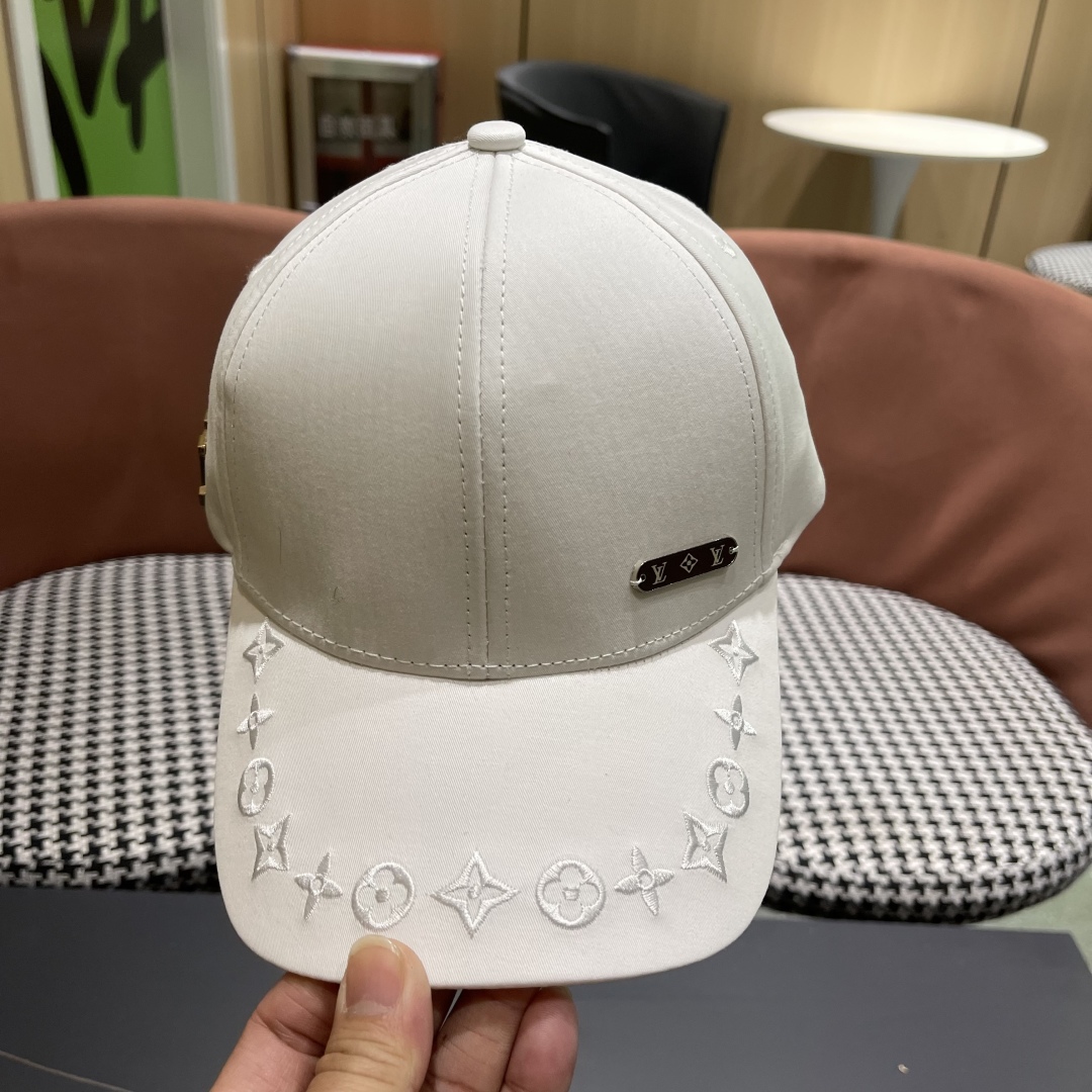 LV(路易威登)新款原单棒球帽，专柜11开模订制，原厂订制面料纯轻盈透气！质量超赞，基础头围56，贴片