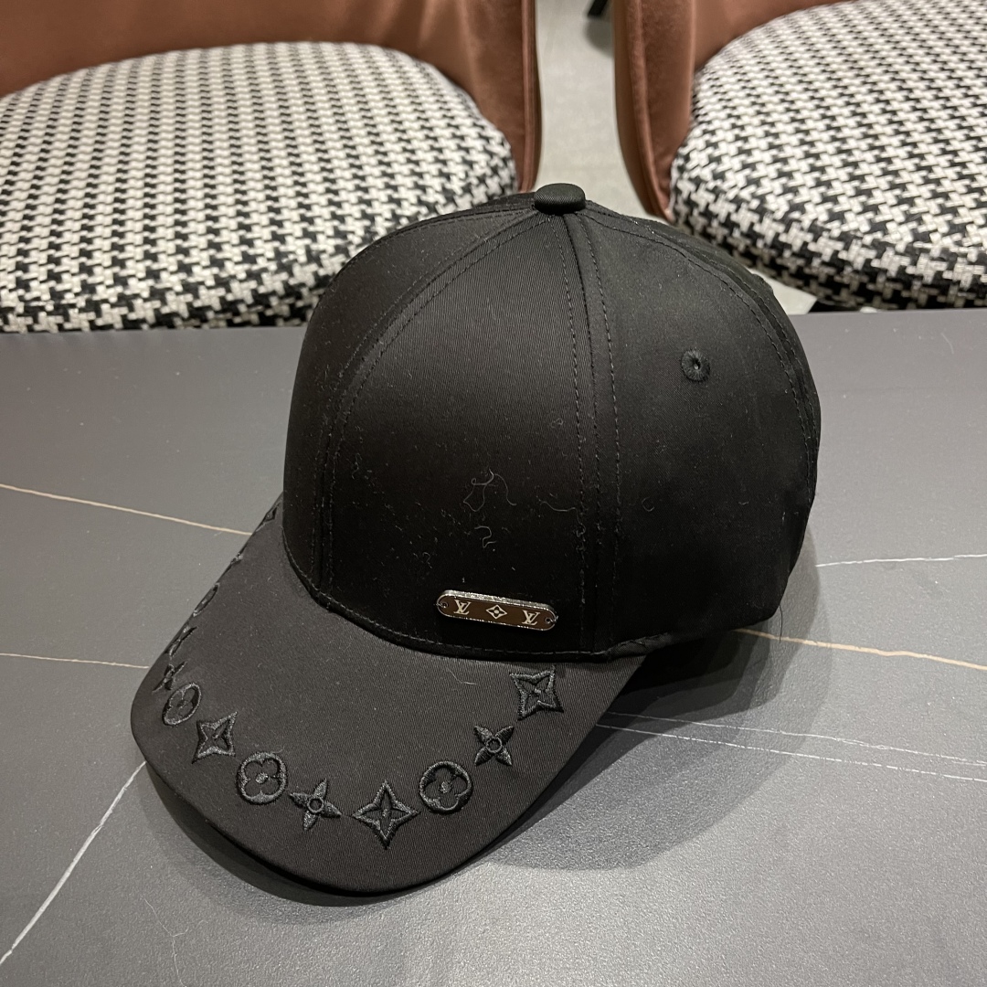  LV(路易威登)新款原单棒球帽，专柜11开模订制，原厂订制面料纯轻盈透气！质量超赞，基础头围56，贴片