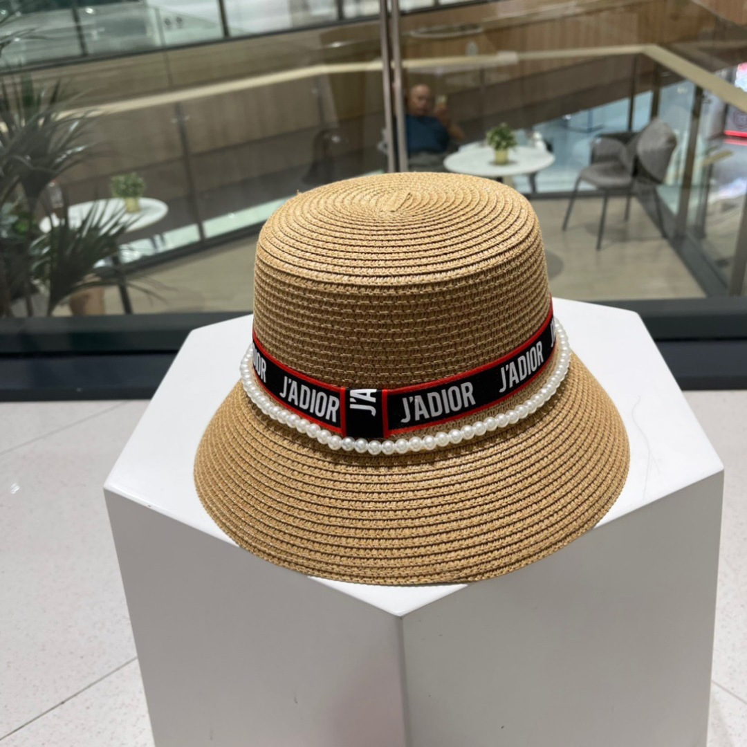  Dior迪奥新款草帽，名媛风礼帽，头围59cm